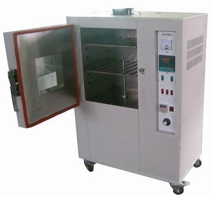 Horno de alta temperatura de goma del laboratorio del horno de envejecimiento del laboratorio de envejecimiento de la prueba de la cámara movible de goma de la prueba ambiental